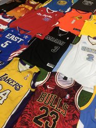 NFL NHL MLB NBA Jerseys Grade A 100 Pcs