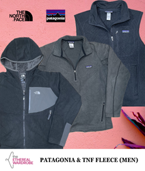 Patagonia and TNF Fleece for Men 10pcs