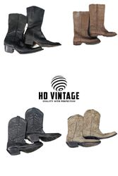 HD329 Damen Leder Cowboy Stiefel - 11 Stück