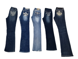 Y2k Classic Flare Leg Jeans - 12 pcs - 26/9/24