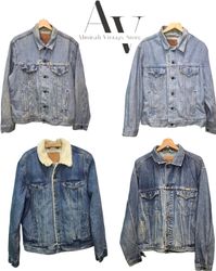 LEVIS & wrangler DENIM JACKETS