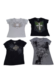 Ladies Affliction Style T-shirts Ellie - 10 pcs - ..