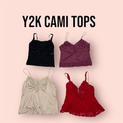 Y2K Cami Tops