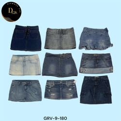 Retro Y2K Low-Rise Micro Mini Skirts (GRV-9-180)