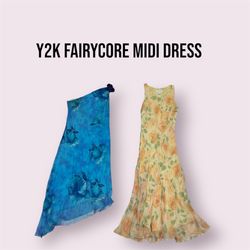 Y2K FAIRYCORE MIDI-KLEID