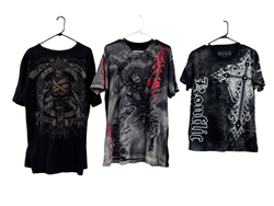 Unisex Affliction Style T-shirts - 10 pcs - 2/10/2..