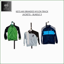 KID'S MIX BRANDED NYLON TRACK JACKETS - BUNDLE 3 -..