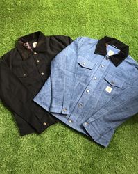 Vintage Carhartt Rework Style Button Down Detroit ..