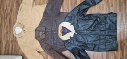 Veste en cuir vintage pour hommes