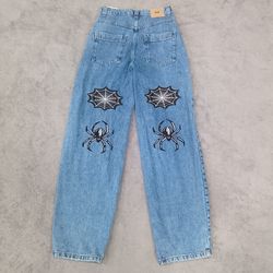 CR2464 Nachbearbeitungs-Stickerei Jeans - 10 Stück