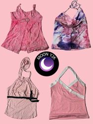 Y2k pink girl era cami tops (A-08)