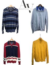 Tommy Hilfiger 1/4 zip and full zipper sweatshirts