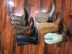 G0070 Vintage Cow Boy boots - 25 pieces