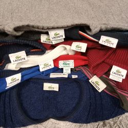 LACOSTE STRICKJACKEN - 13 STÜCK