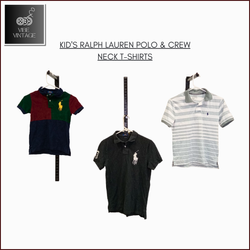 KINDER RALPH LAUREN POLO- UND RUNDHALSAUSSCHNITT T..