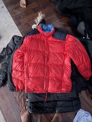 Mix brand puffer jacket