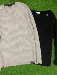 CK Rund- und V-Ausschnittpullover - 25