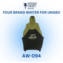 Unisex Four Brands Winter Tops 15 pieces