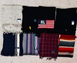 #VV24 Aquascutum/ Polo Ralph Lauren Scarves 30 PCs