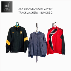 MIX BRANDED LIGHT ZIPPER TRACK JACKETS - BUNDLE 2 ..