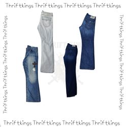 Branded TR/RR distressed Jeans