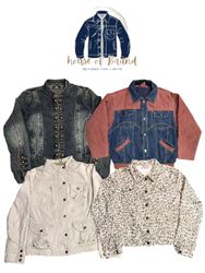 Collection de vestes en denim Y2K clueless