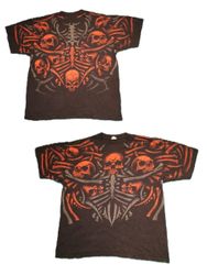 Skull Print Tees (27Pcs)