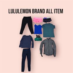 LULULEMON BRAND ALL ITEMS