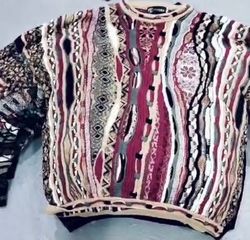 Coogi-Stil Pullover