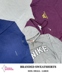 Branded Sweatshirts S-L 20pcs including Vintage pc..