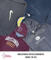 Branded Sweatshirts M-XL 20pcs Nike, Adidas and ot..