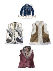 Sherpa Shearling waistcoats