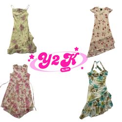 Y2K Cottagecore Traumhaftes Kleid Mix