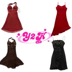 Y2K romantisches Stadtmädchen Kleid Mix