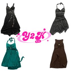 Y2K Depop Alle Ästhetiken Mini Kleid Mix