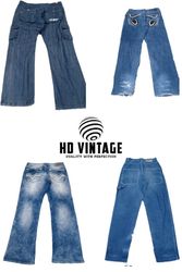 HD375 Men Designer Baggy Jeans - 23 pcs