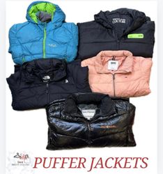 PUFFER JACKE (Mischmarken einschließlich The North..