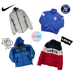 Marken-Pufferjacken | Fubu*NYyankees*Levi's*Nike*F..