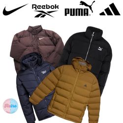 Branded Puffer Jackets *Nike*Adidas*Fila*Puma*Reeb..