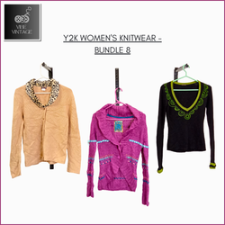 Y2K WOMEN'S KNITWEAR - BUNDLE 8 - 17 PCS