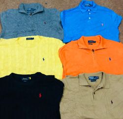 Ralph Lauren 1/4 zip et pulls à torsades