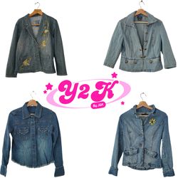 Y2K NYC Chic Denimjacken