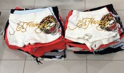 ED Hardy Girls Swallow Booty Biker Shorts