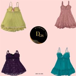 Y2K Vintage Babydoll Dress – Soft & Playful Charm ..