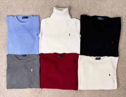 #VV34 Ralph Lauren Knitted/CrewNecks Sweaters 30 P..