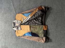 Vintage Carhartt Rework Style Corduroy Patchwork D..