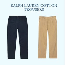 container-drop Ralph Lauren Cotton Trousers - 25 p..