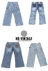 HD404 Men Designer Baggy Jeans - 17 pcs