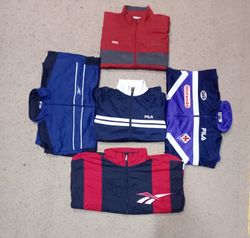 Branded Reebok and Fila zippers 15 pieces