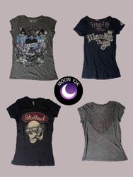 Y2k Gothic Baby Tees (A-56)